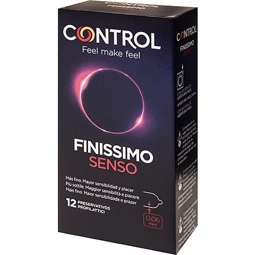 CONTROL Adapta Senso condoms — 12-pack, medium fit
