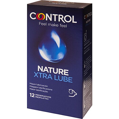 Control Extra Lube Condoms - 12 Units for Enhanced Comfort