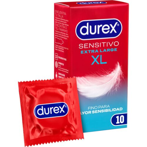 Durex Sensitive XL Condoms - Thinner and Larger Fit