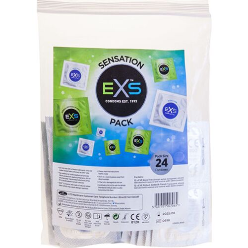 Exs Sensation 24s Condoms – Nano Thin & Ribbed