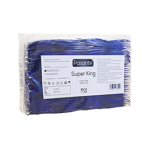 Pasante Super King XXL Condoms - 144 Units for Extra Comfort