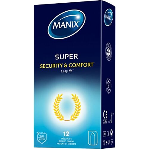 Manix Super Condoms – Standard 52 mm