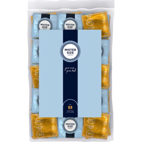 Condoms MISTER SIZE 53 mm for Enhanced Sensations