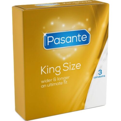 Pasante King Size Condoms - Wider and Longer Fit