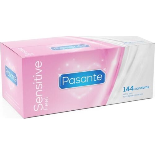 Pasante Sensitive Ultra Thin Condoms - 144 Units