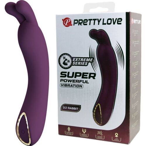 G-Spot Vibrator Pretty Love DJ Rabbit with Dual Stimulation