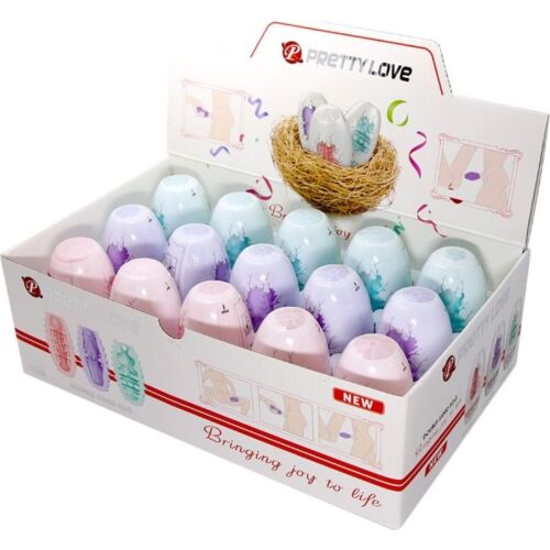 Masturbator Egg Pretty Love Double Sided with Textured Sensations