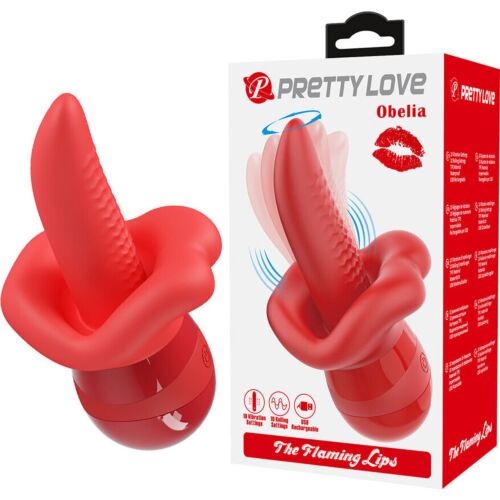 Masturbator Pretty Love Obelia with Flickering Tongue Motion