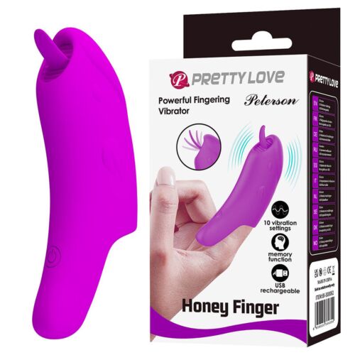 PRETTY LOVE Peterson Honey Finger Vibrator