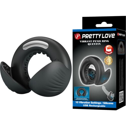 Ring Pretty Love Quentin with Testicular Stimulator