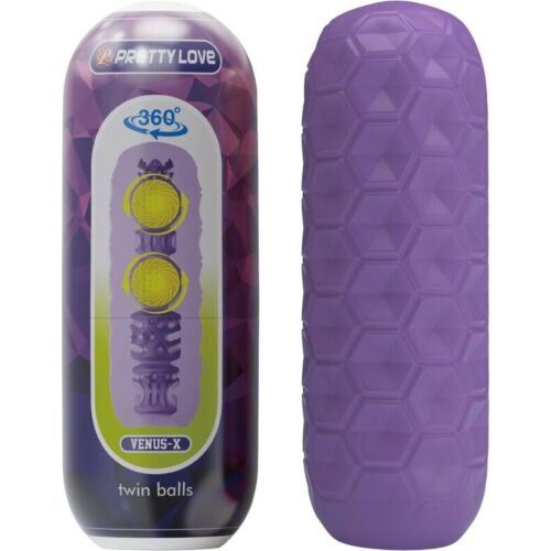 Masturbator Pretty Love Twin Balls with Inner Sensations