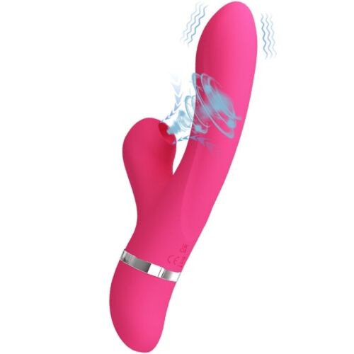 Rabbit Vibrator Pretty Love Willow with Clitoral Suction