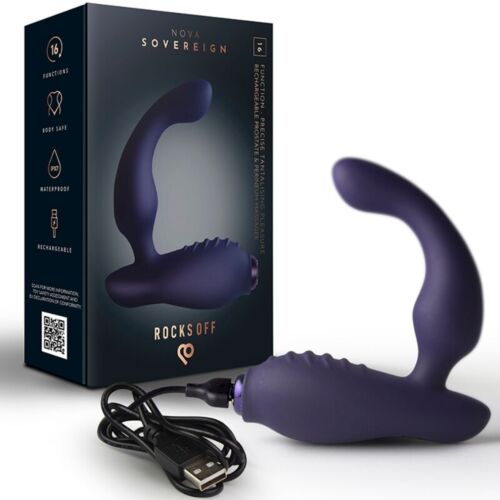 Prostate Massager ROCKS-OFF Nova Sovereign with 16 Functions