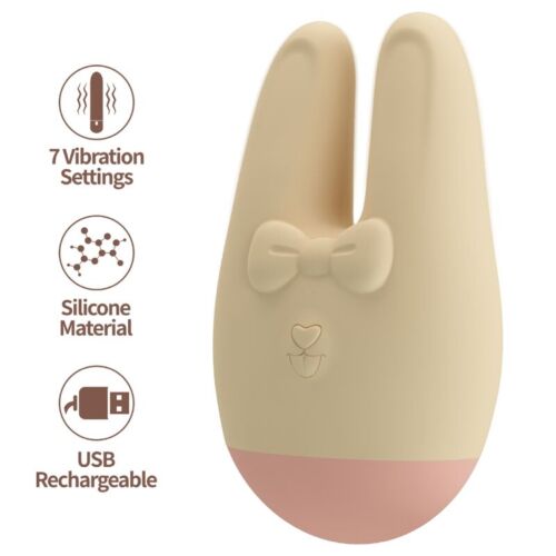 ROMANCE BUNNY External Stimulator 7 Vibration Modes