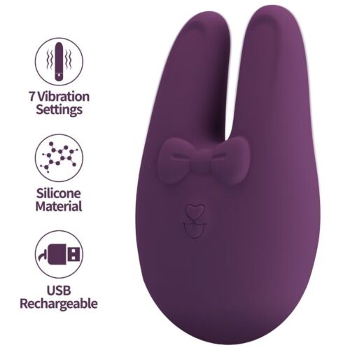ROMANCE BUNNY External Stimulator 7 Vibration Modes