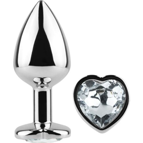 Anal Plug SECRETPLAY Crystal Heart 7 cm for Intense Sensations