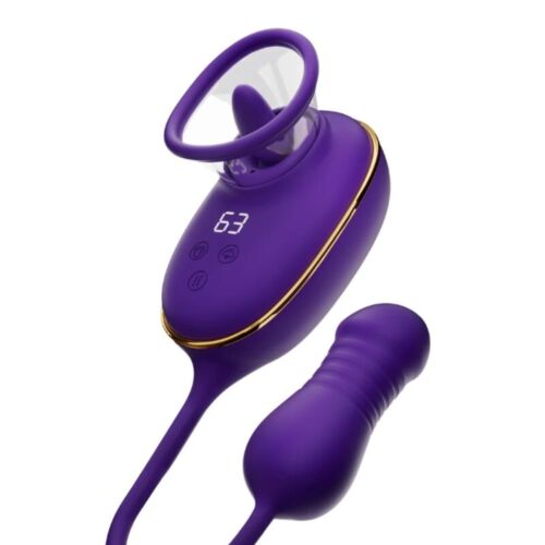 Suction Tool She.E.O with Licking Effect and Anal Stimulator