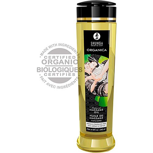 Shunga Natural Organic Massage Oil 240 ml - Luxurious Experience