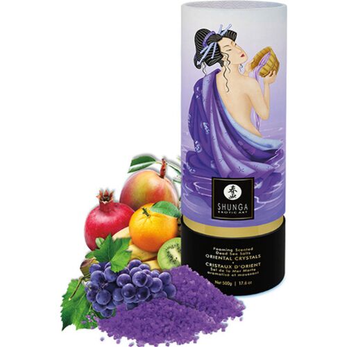 Shunga Exotic Fruits Bath Salts for Relaxing Baths