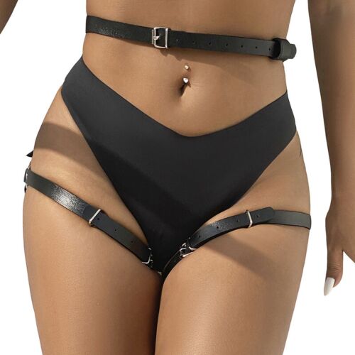 Body Harness SUBBLIME FETISH Leather Waist and Leg Harness