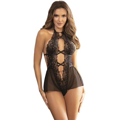 Teddy Sublime Bodies Teddy Halter Neck Bare Back
