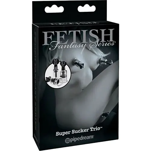 Nipple & Clitoral Suction Toy Pipedreams Trio Super Sucker