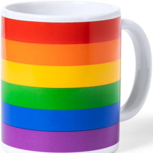 PRIDE LGBT Flag Mug in Kraft Box