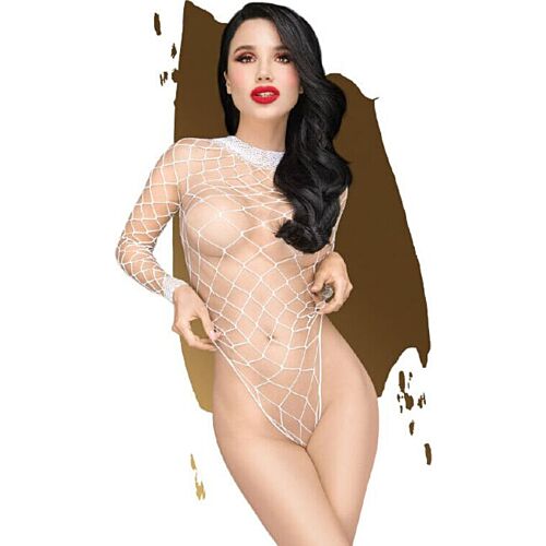 Bodysuit Penthouse Scandalous Teddy with High Neck