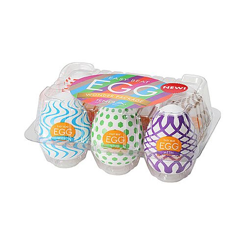 Masturbation Eggs Tenga EGG WONDER PACKAGE with Varied Textures