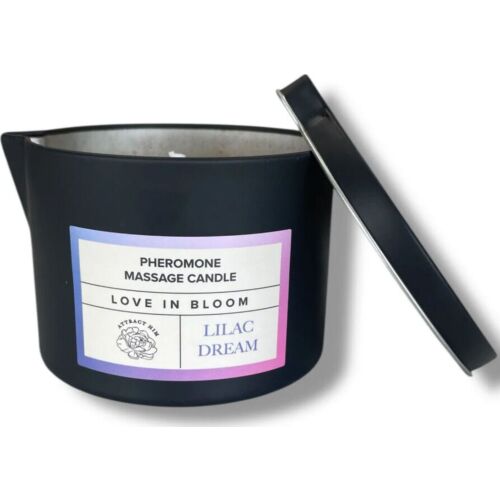 Massage Candle Eye of Love Bloom Lilac Dream