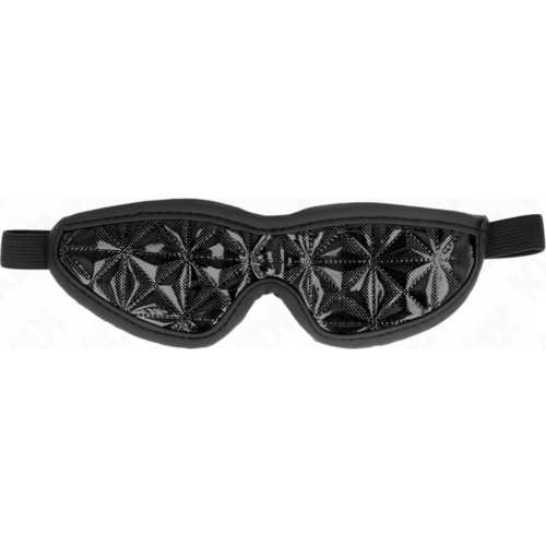 KINK Blindfold with Diamond Pattern 20.5 x 6 cm