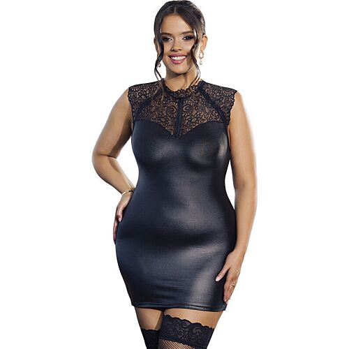 Sexy Dress SUBBLIME L/XL | Lace and Leather Blend