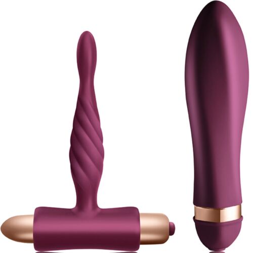 Climaximum Dare Kit: Twisted Vibrator and Anal Plug