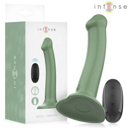 Vibrator INTENSE Becca with Suction Cup and Remote Control