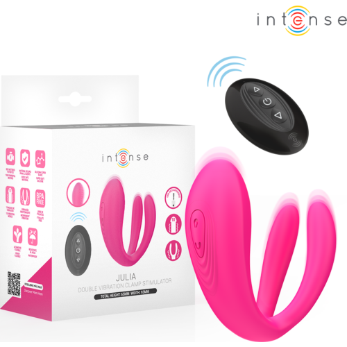 Remote Control Vibrator INTENSE Julia with Dual Motors
