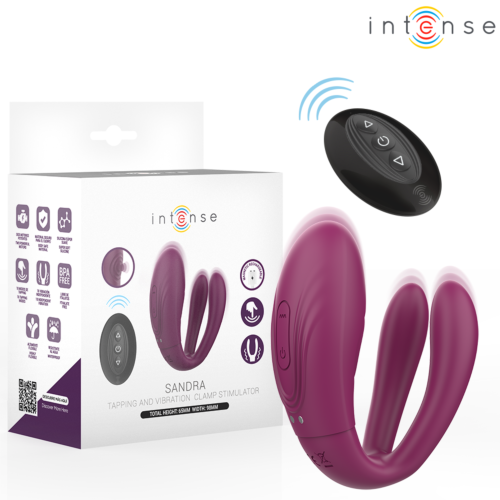 INTENSE Sandra Tapping Vibrator with Remote Control