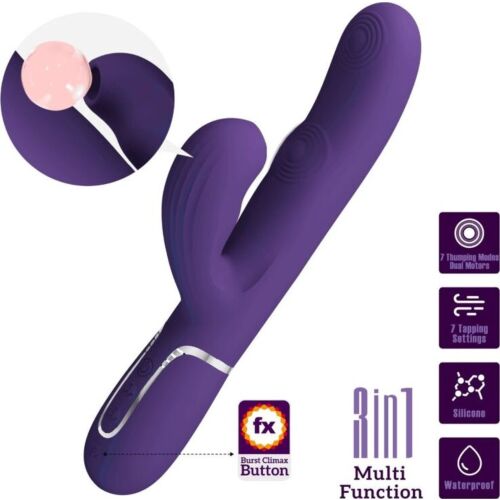 Rabbit Vibrator Pretty Love Perlita with 14 Modes
