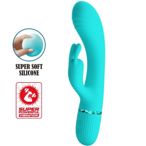 PRETTY LOVE Scocco Rabbit Vibrator Curved Head