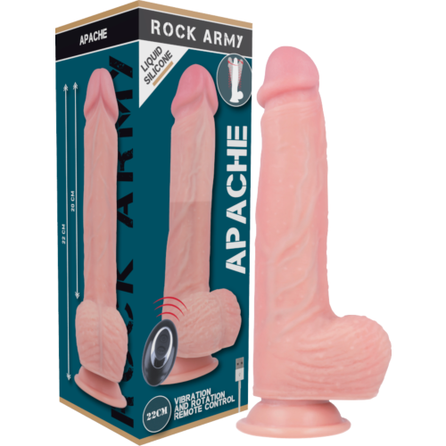 Rock Army Apache Realistic Vibrator with Remote Control