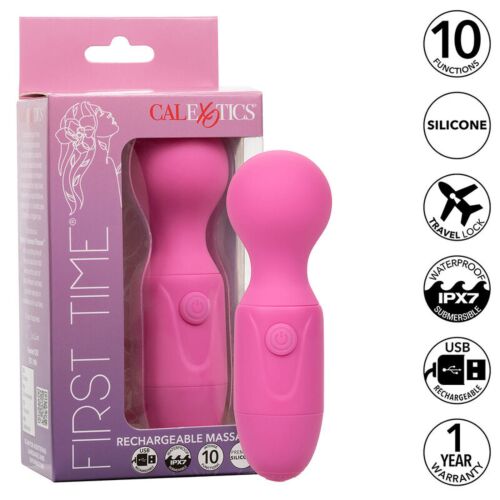 CALEXOTICS First Time Rechargeable Wand Vibrator