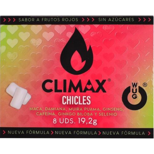 Chewing Gum WUG GUM WUG CLIMAX Energy Recovery Aid