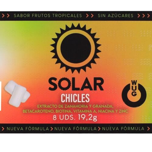 Functional Gum WUG GUM WUG SOLAR with Quick Absorption