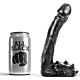 ALL BLACK Realistic G-Spot Dildo 19cm