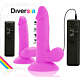 Realistic Dildo Diversia 17 cm with Vibration