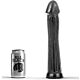 Anal Plug Dildo All Black 31cm with Soft Touch