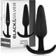BLACK&SILVER Hansel Silicone Anal Plug