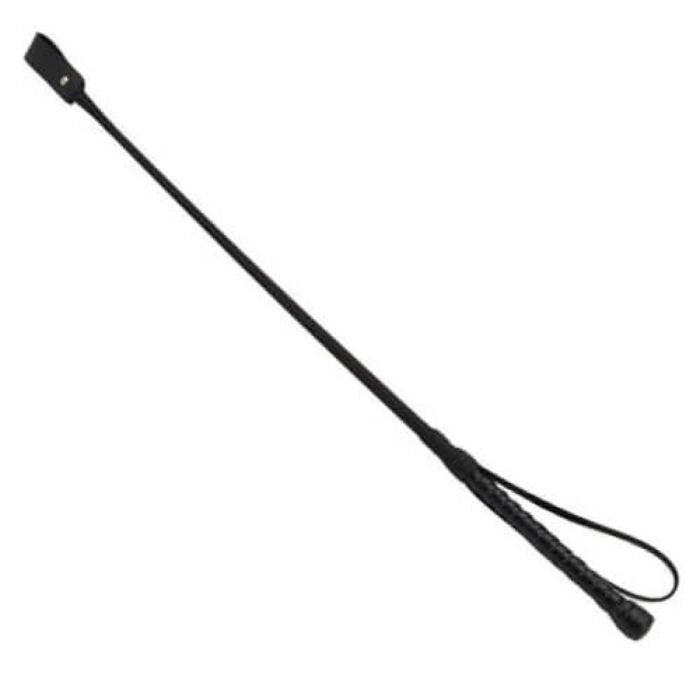 Bound Noir Nubuck Leather Riding Crop Bound Noir Nubuck Leather Riding Crop