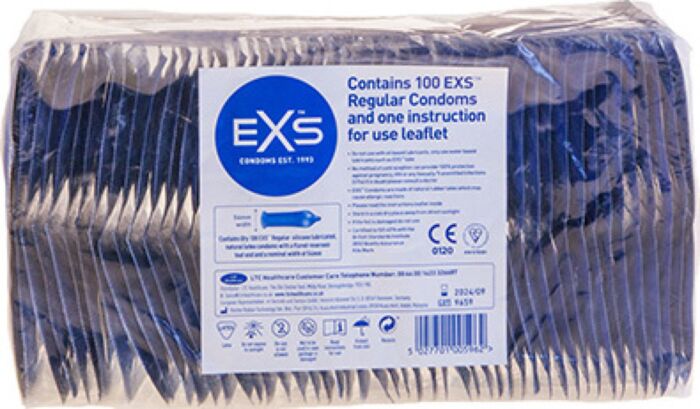 Condom Exs Regular 100s Comfortable Fit Condom Exs Regular 100s Comfortable Fit