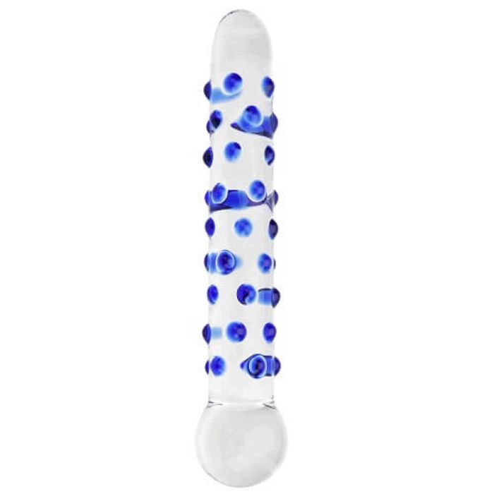 Spectrum Nubby Textured Glass Dildo Spectrum Nubby Textured Glass Dildo