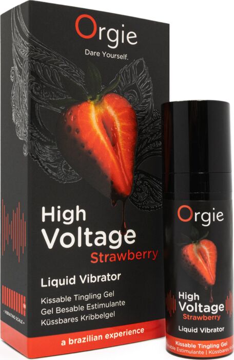 Stimulating Gel Orgie High Voltage - Strawberry Flavour